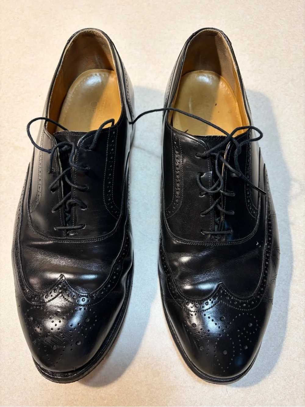 Refurbished Johnston and Murphy wing tips